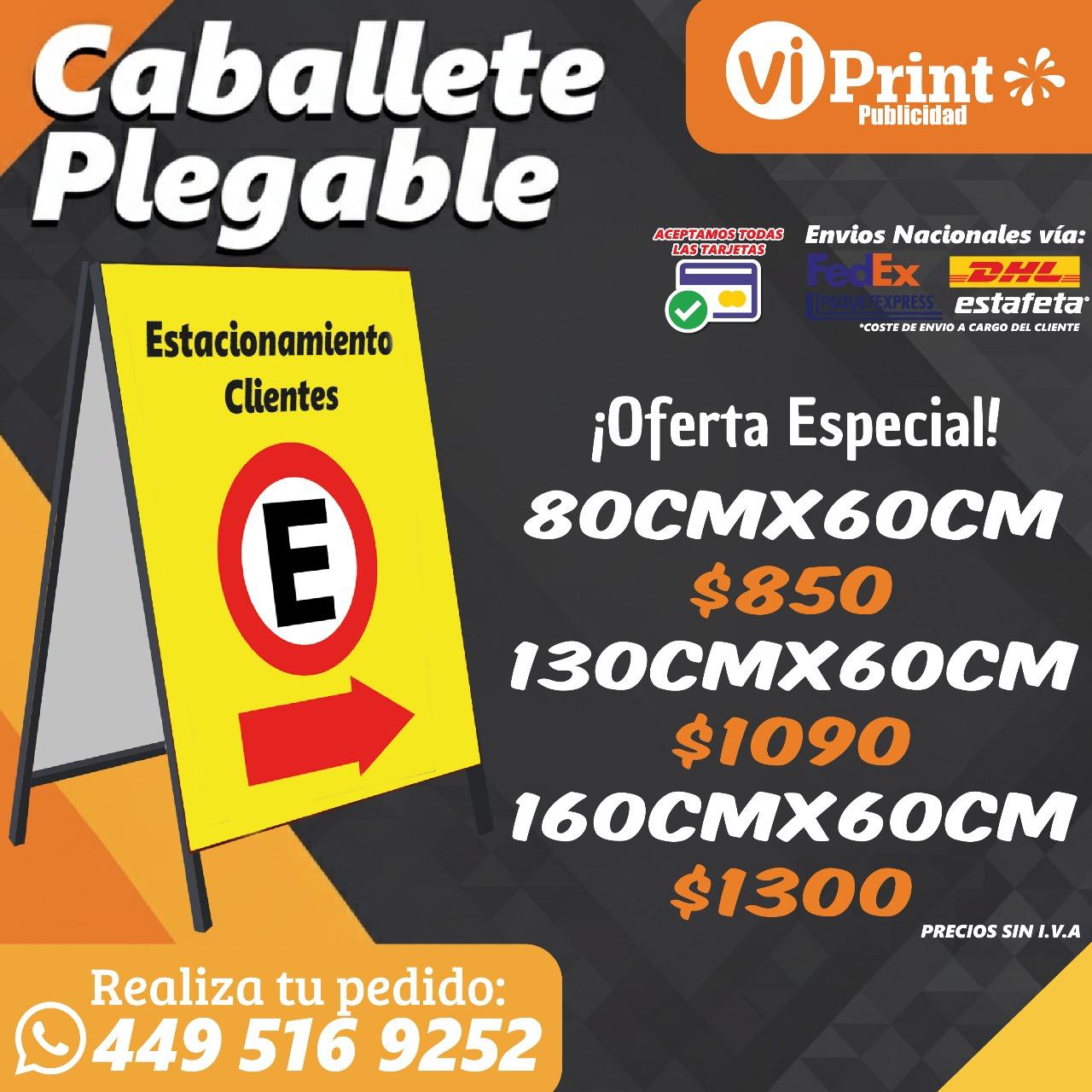 Promo caballete